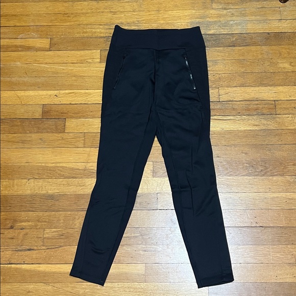 Athleta Peak Hybrid Fleece High-Rise Tights in Black, size Small - Picture 2 of 15